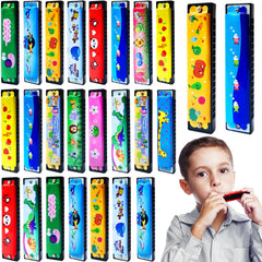 Eerrhhaq kids harmonica 24-piece set for shared musical play and exploration.