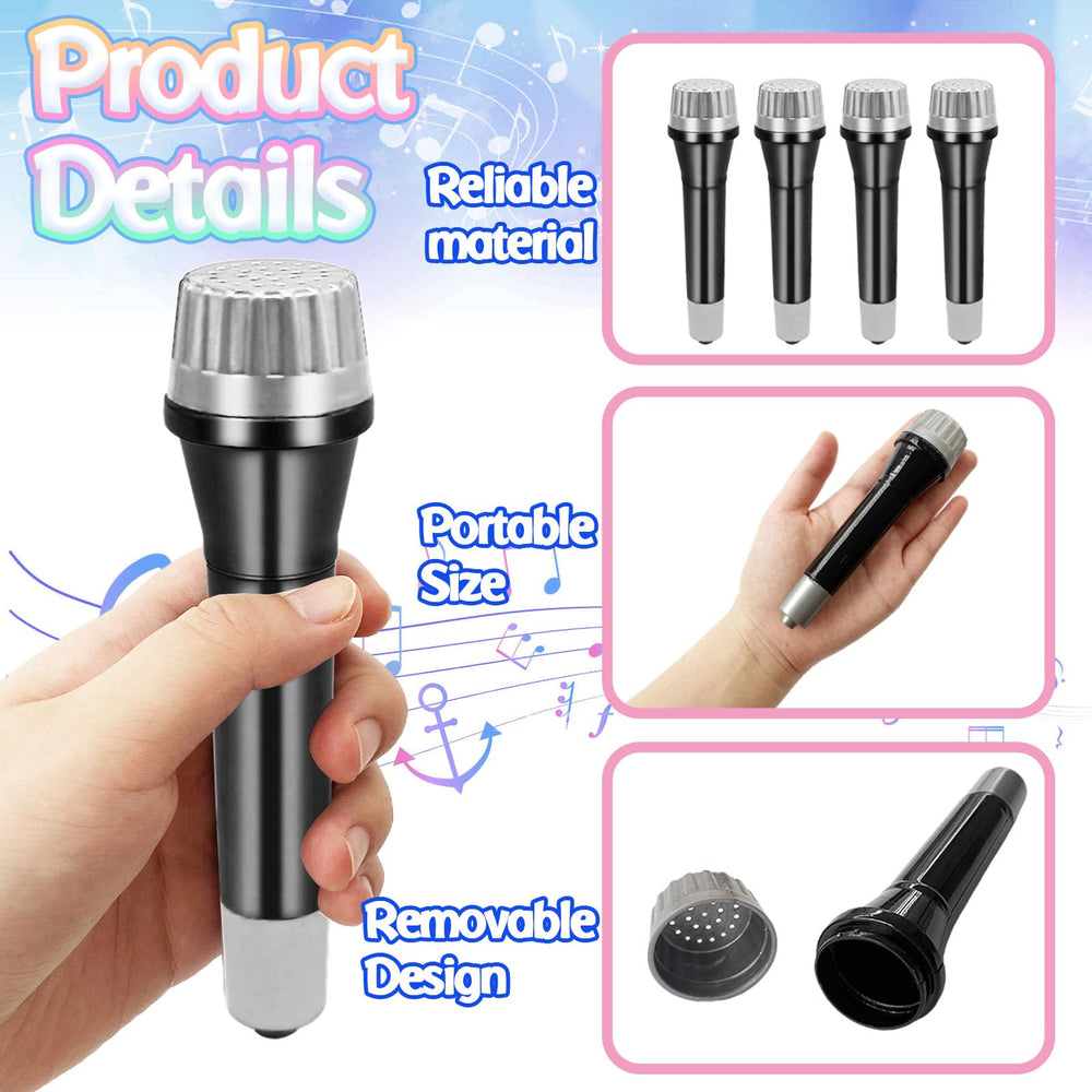 Eerrhhaq kids stage pretend microphones ideal for karaoke and parties