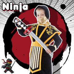 Eerrhhaq ninja-samurai sword set with vivid colors for theme parties and cosplay.