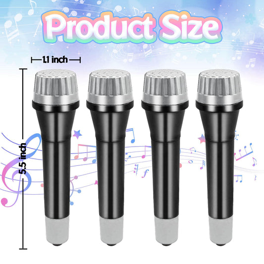 Eerrhhaq plastic microphone for kids with durable, lightweight design for easy handling