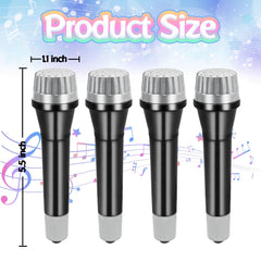 Eerrhhaq plastic microphone for kids with durable, lightweight design for easy handling