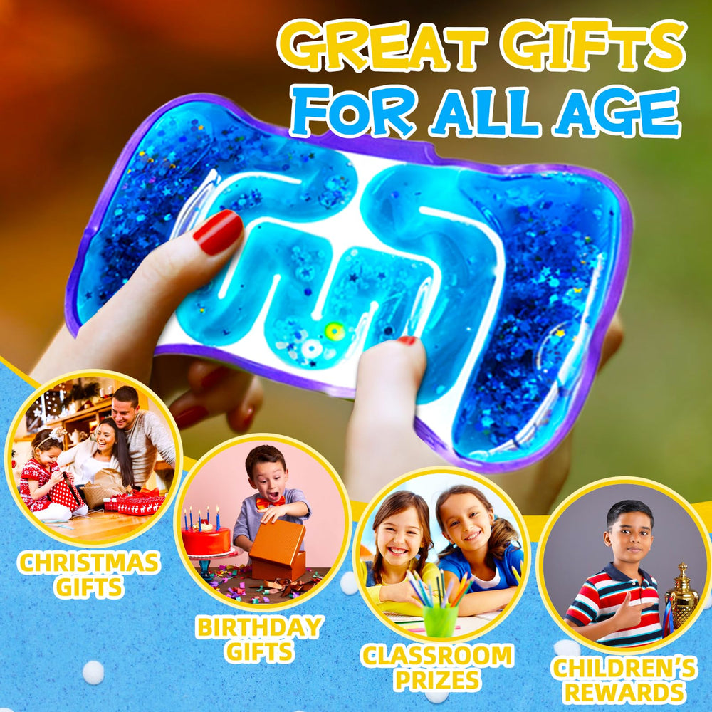 Eerrhhaq squishy goo inside tube provides tactile relief during learning