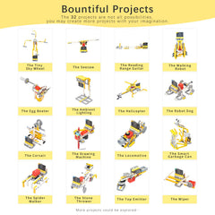 EF ELECFREAKS kit with multiple building blocks stimulating STEM creativity