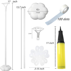 EFAY balloon stand base close-up highlighting stable support for centerpieces