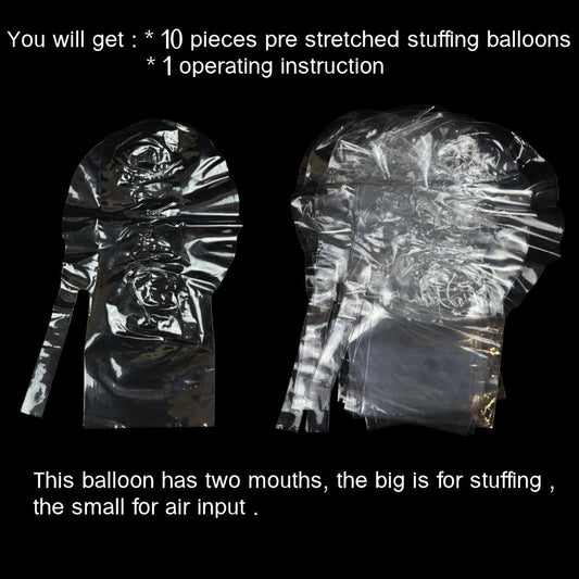 EFAY inflation instruction card showing proper filling and tying
