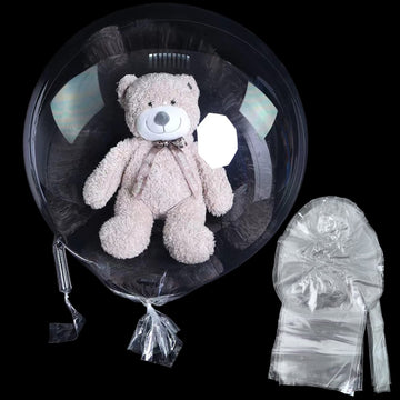 EFAY large clear balloons for stuffing ready for custom gift wrapping