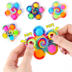 Effacera fidget spinner compact and portable for on-the-go use