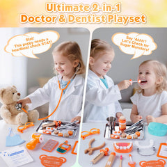 EFO SHM dentist play set braces and retainers for authentic pretend care