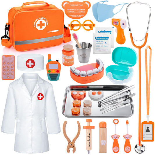 EFO SHM dentist play set with working stethoscope for imaginative healthcare play