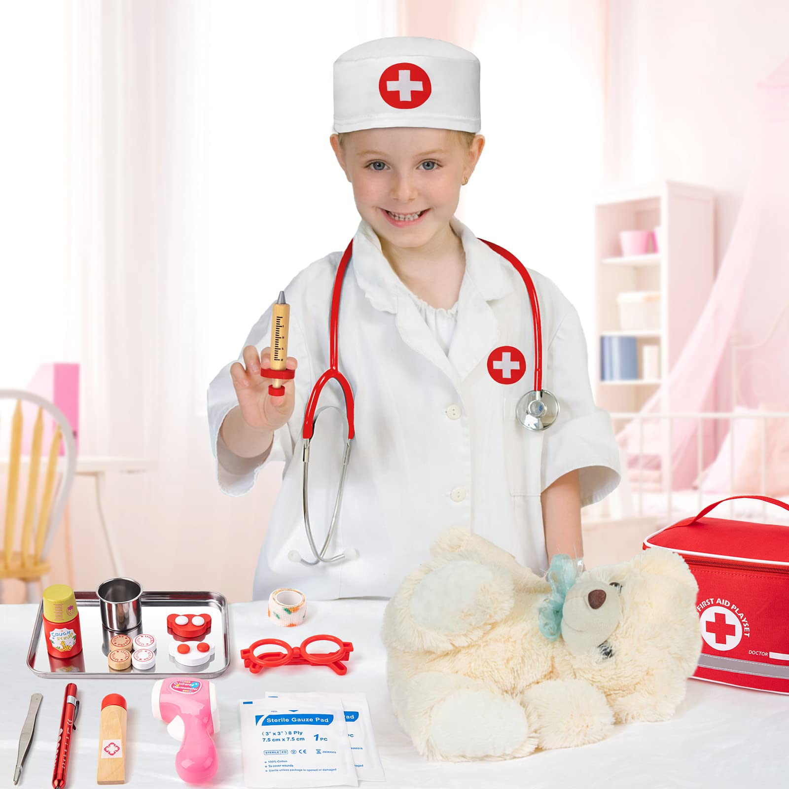 EFO SHM Doctor costume included for authentic role play
