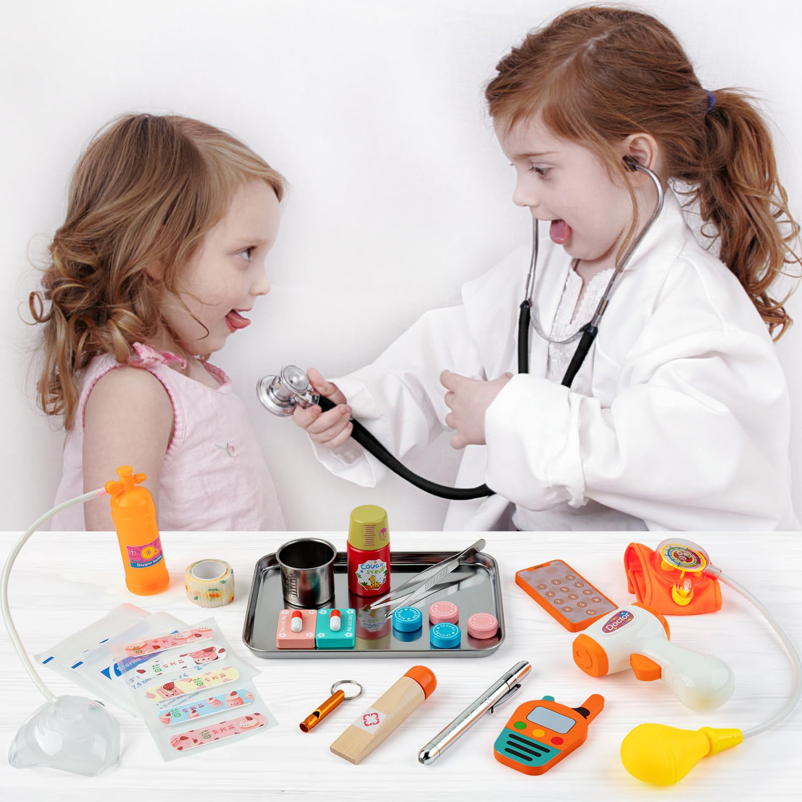 EFO SHM Doctor Kit syringe and bandages for hands-on care practice.