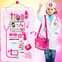 EFO SHM Doctor Kit for Kids syringe and bandages for compassionate care play