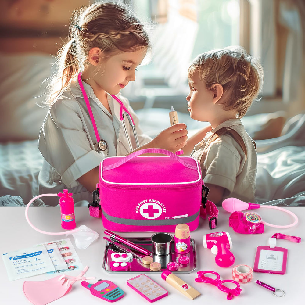 EFO SHM Doctor Kit for Kids thermometer for easy fever checks during role play