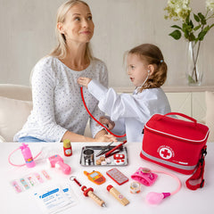 EFO SHM Party pretend play ideas with doctor kit for toddlers