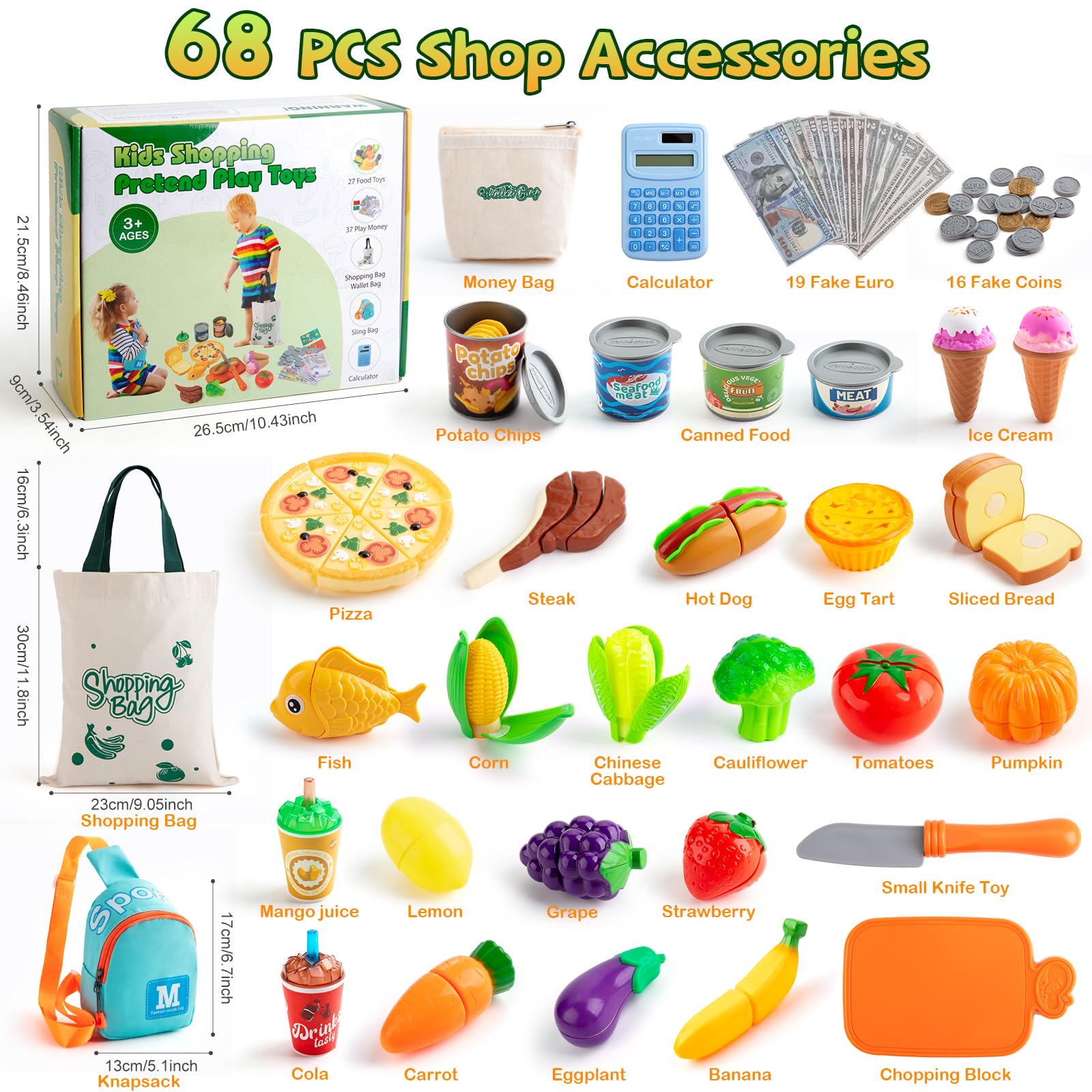 EFO SHM storage bags help keep the play area tidy after shopping.
