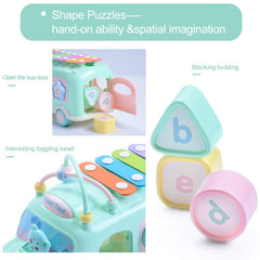 EFOSHM bright colors and friendly bus design spark visual interest during pretend play.