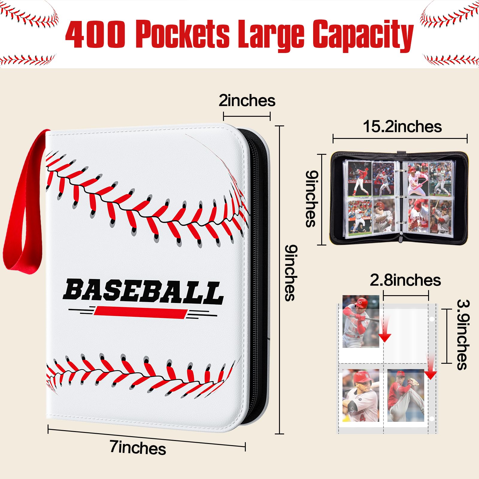 efunny sleeves enable double-sided viewing for quick card checks.