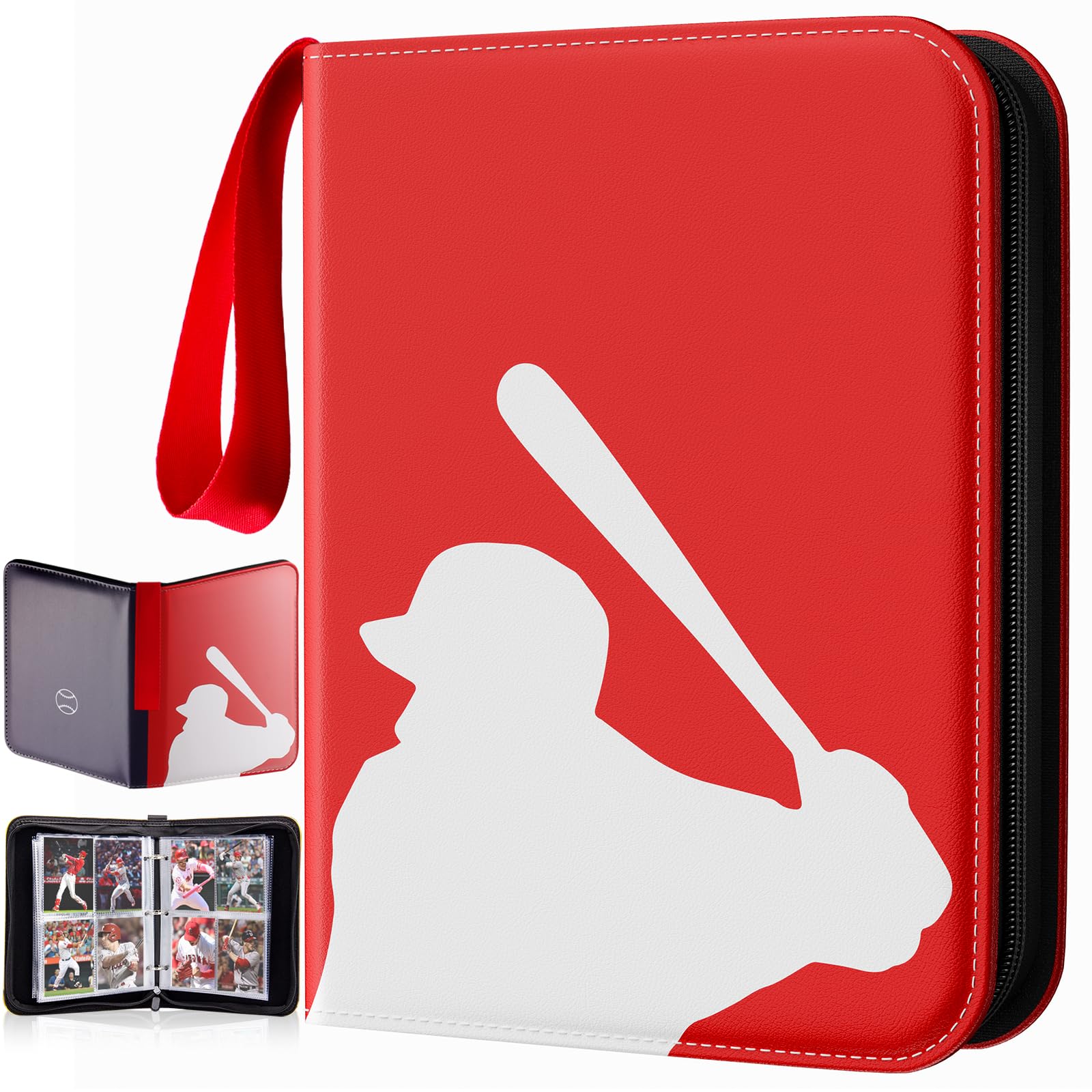 efunny Baseball Card Binder front cover for display-ready organization.