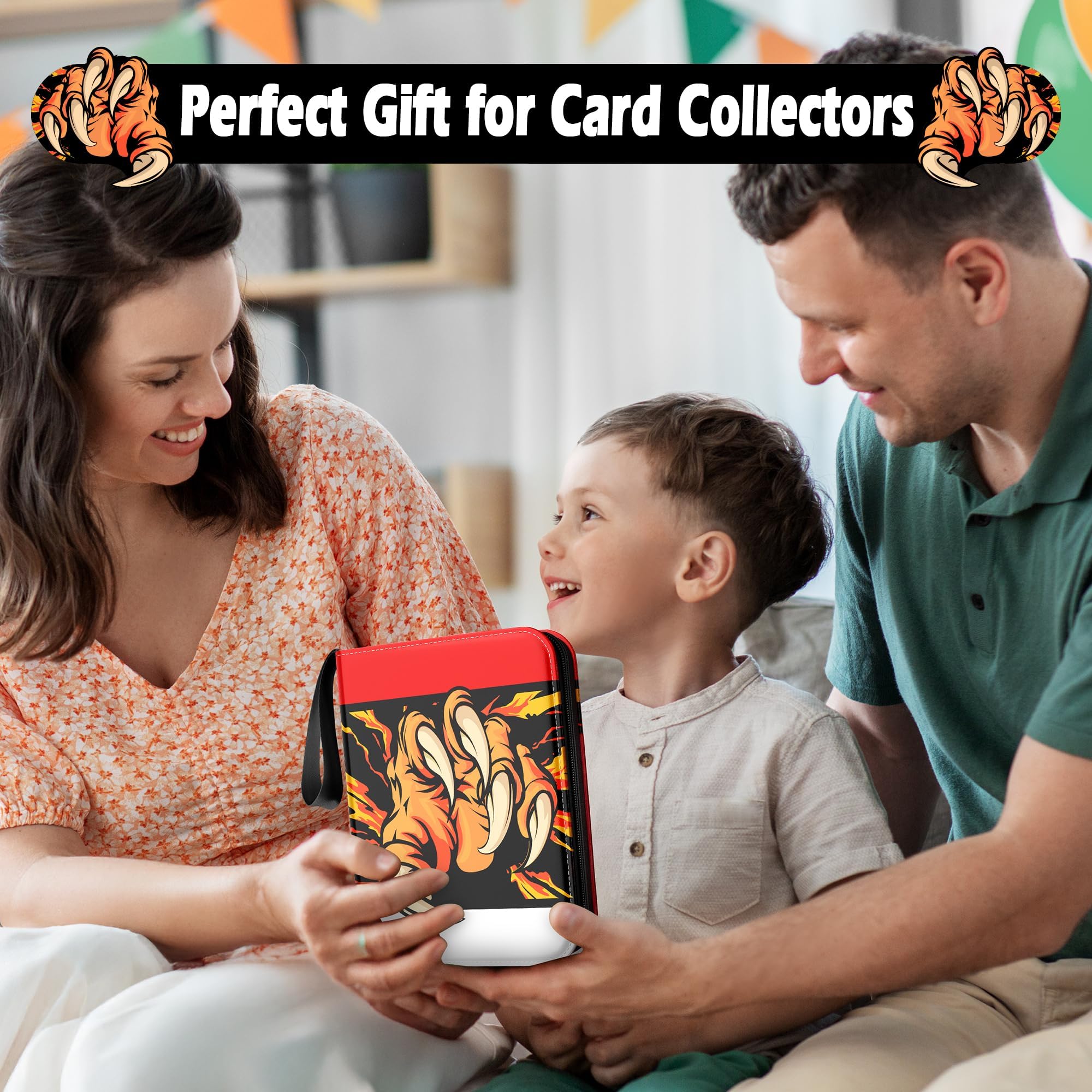 efunny card binder with removable sleeves for easy customization