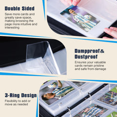 efunny card binder wrist strap enables easy transport to games and events.