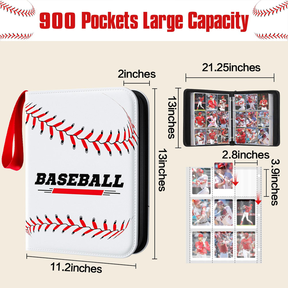 efunny compact binder fits backpacks for travel between games.