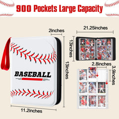 efunny compact binder fits backpacks for travel between games.