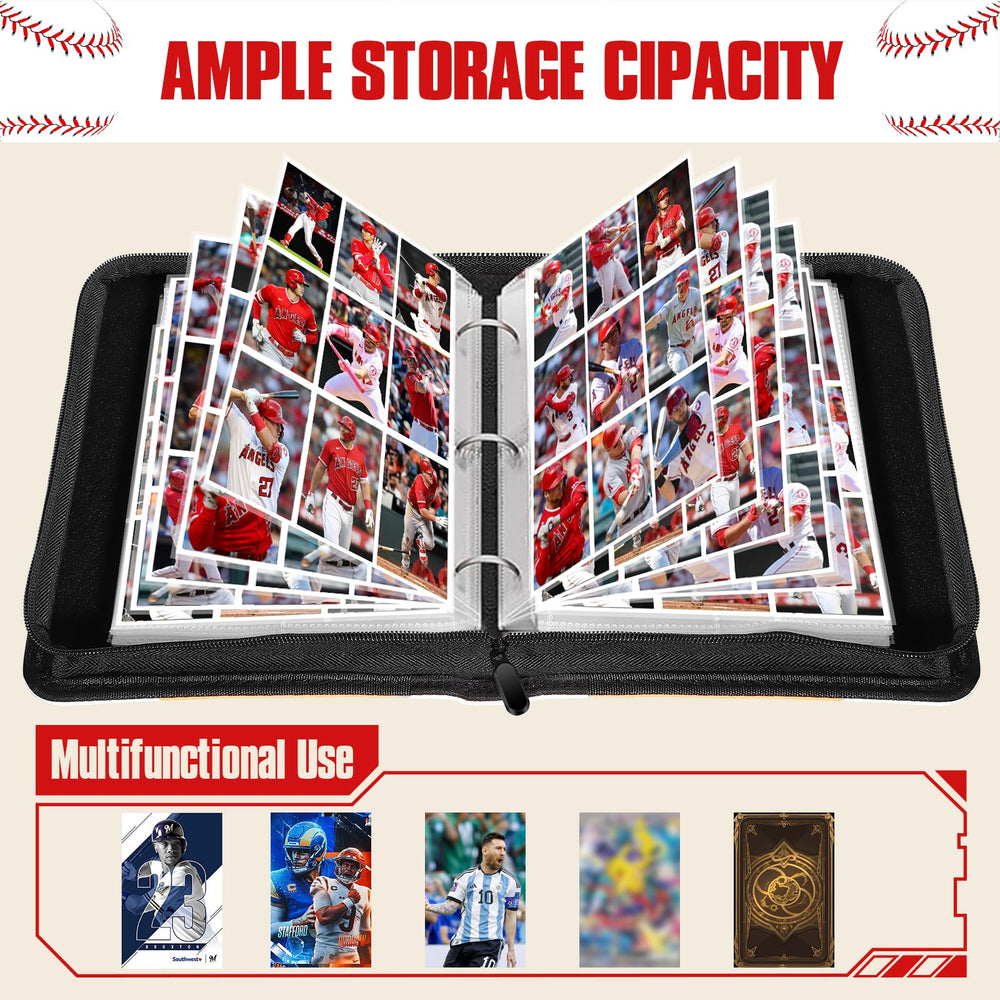 efunny double-sided layout maximizes space for more cards.