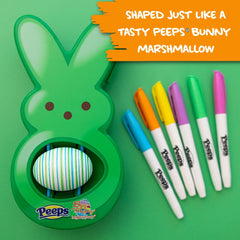 Eggmazing six-color markers offer vibrant, quick-drying decoration options.