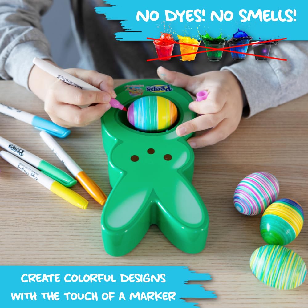 Eggmazing spinner and designs show endless unique patterns with smooth rotation.