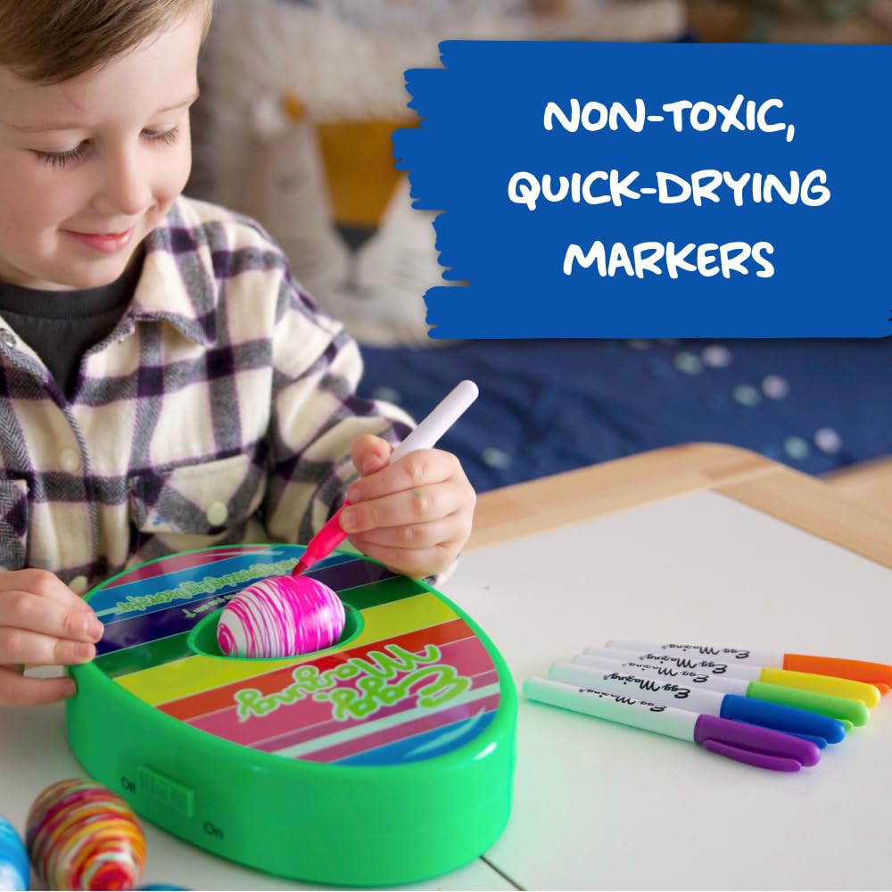 The Eggmazing Egg Decorator Kit for Easter egg decorating.