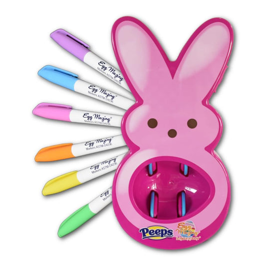 Eggmazing Egg Decorator spinner in action for mess-free, hands-free Easter egg decorating.