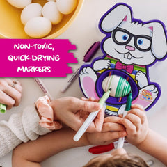 A family crafting session with Eggmazing for creative Easter fun.