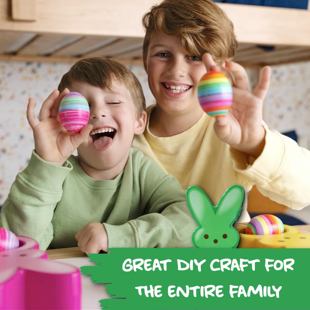 Peeps Bunny theme image evokes seasonal Easter creativity with Eggmazing.