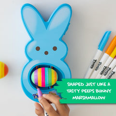The Eggmazing spinner action demonstrates easy, mess-free egg decorating