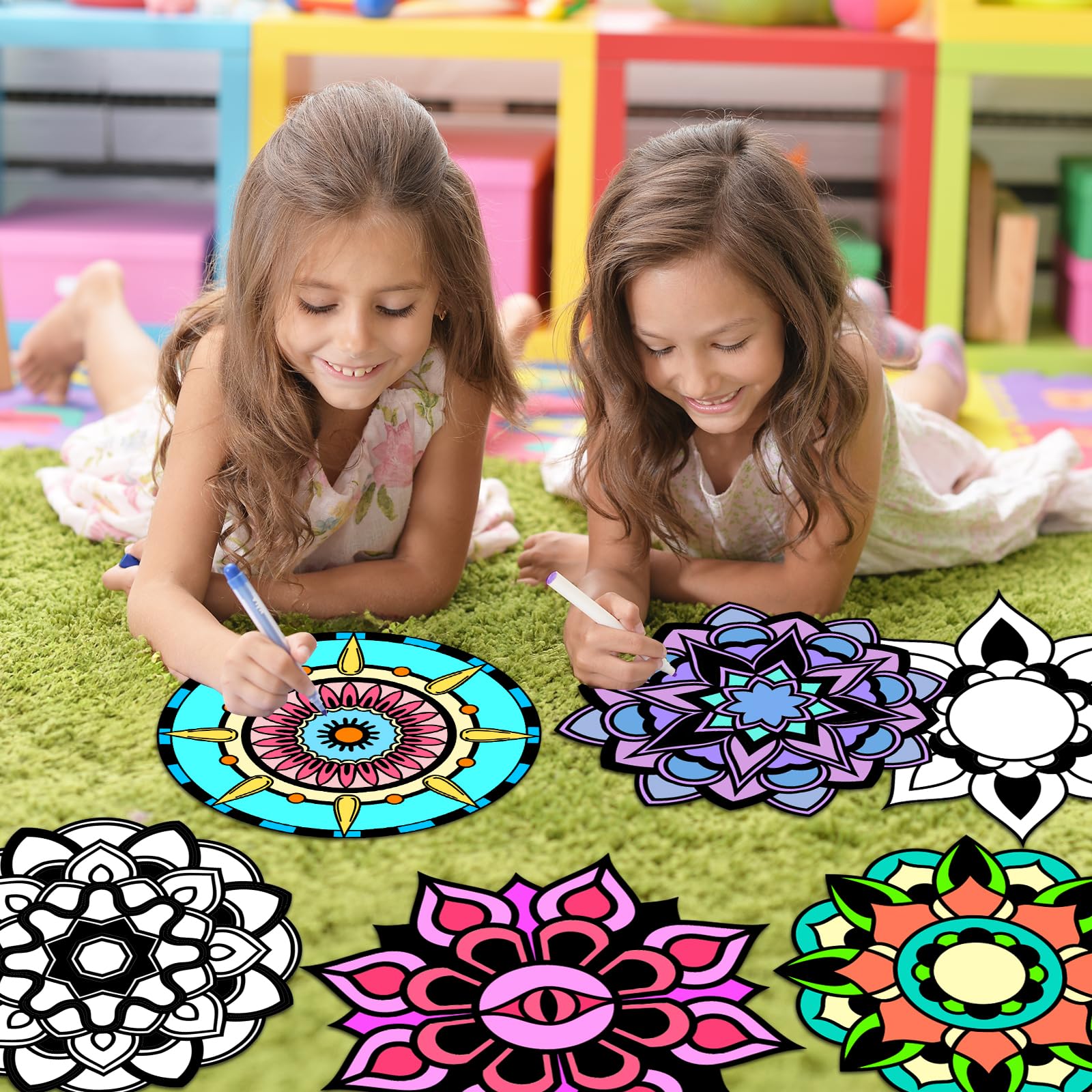 EggSun party favors velvet coloring posters for celebrations