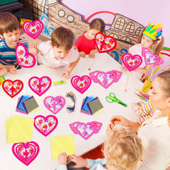 EggSun satin ribbons and glue enable easy kid-friendly crafting sessions