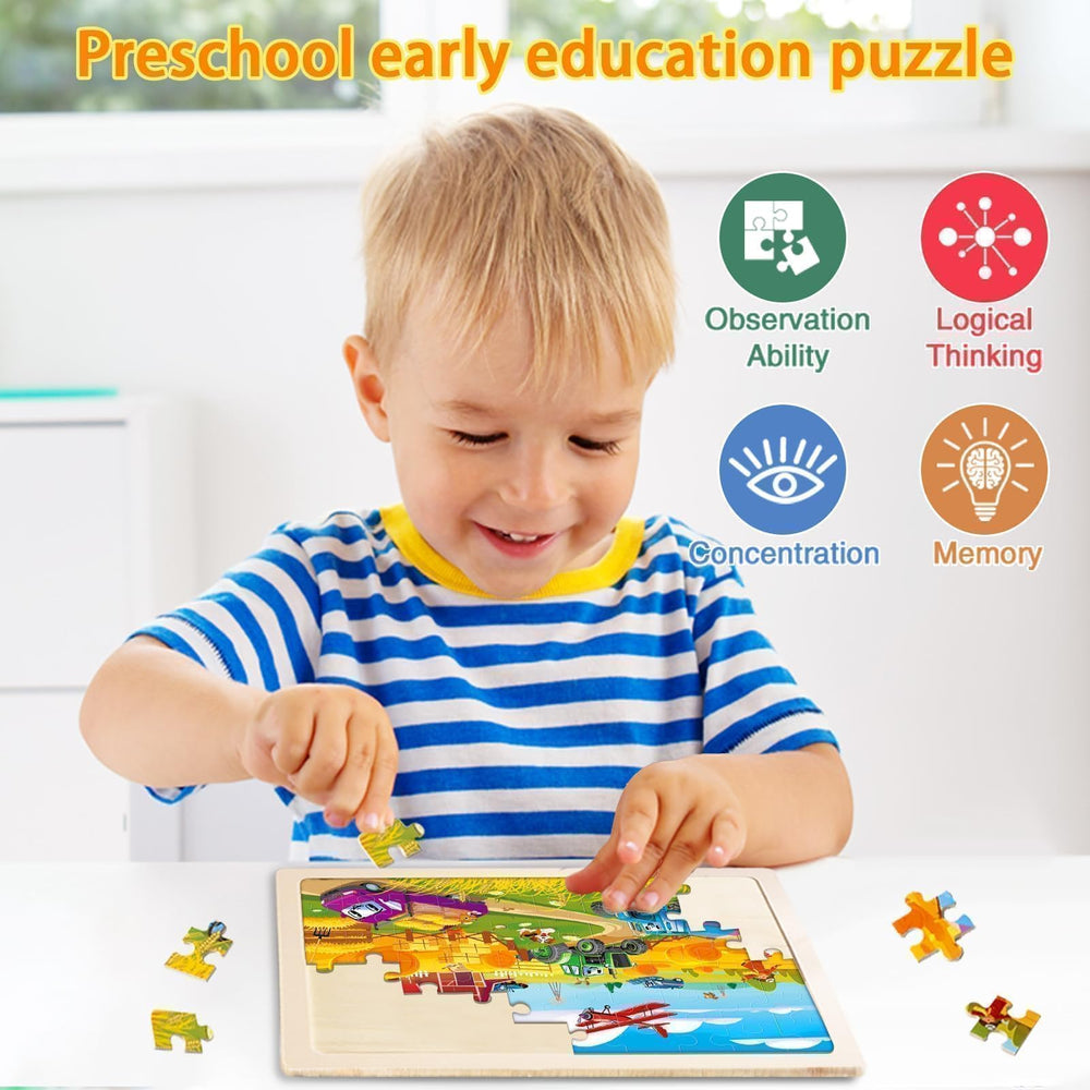 EggSun ship puzzle offers immersive play with sturdy wooden pieces.