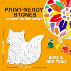 EggSun rainbow stepping stone design adds color to patios and garden displays
