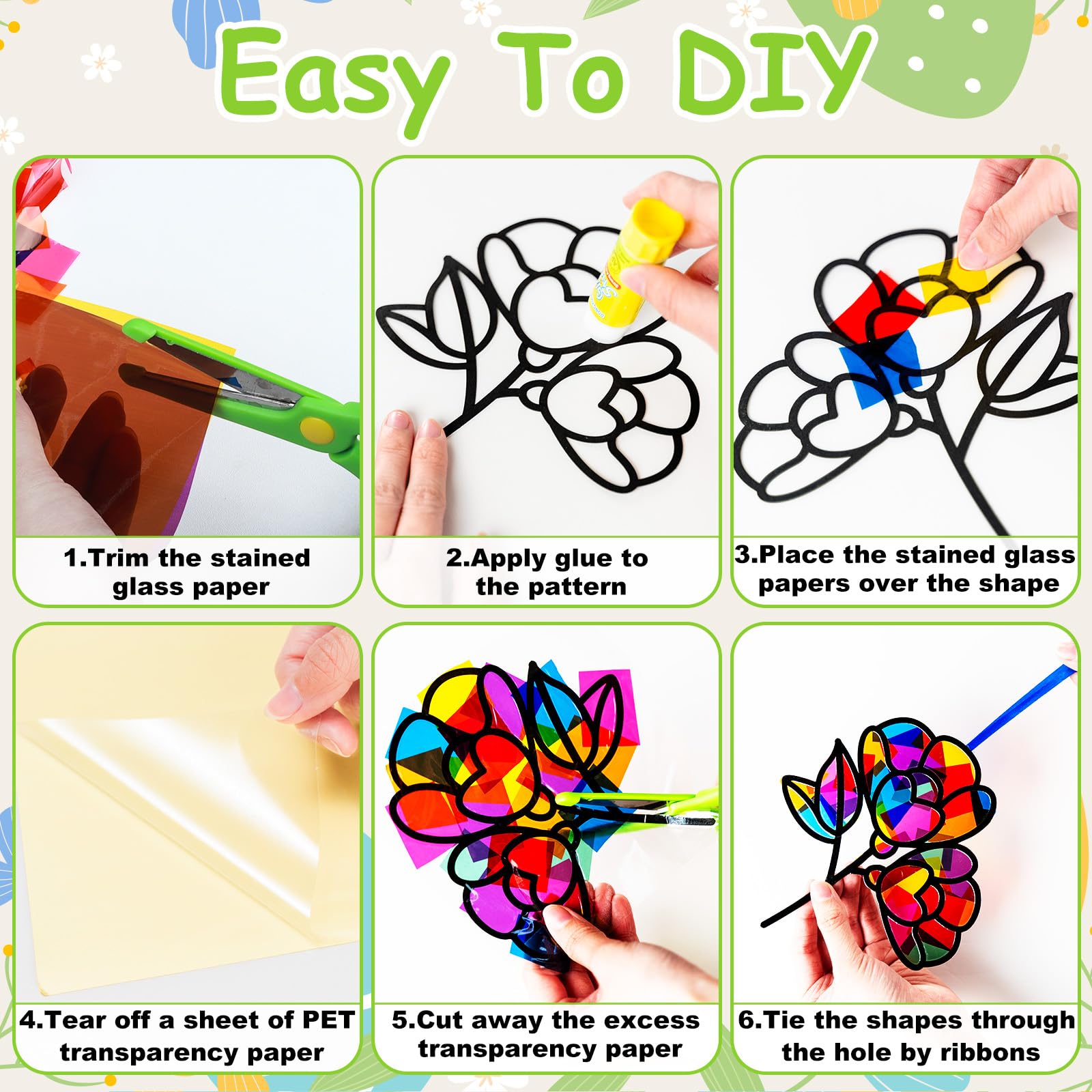 EggSun kit with easy instructions enables quick family crafting sessions.