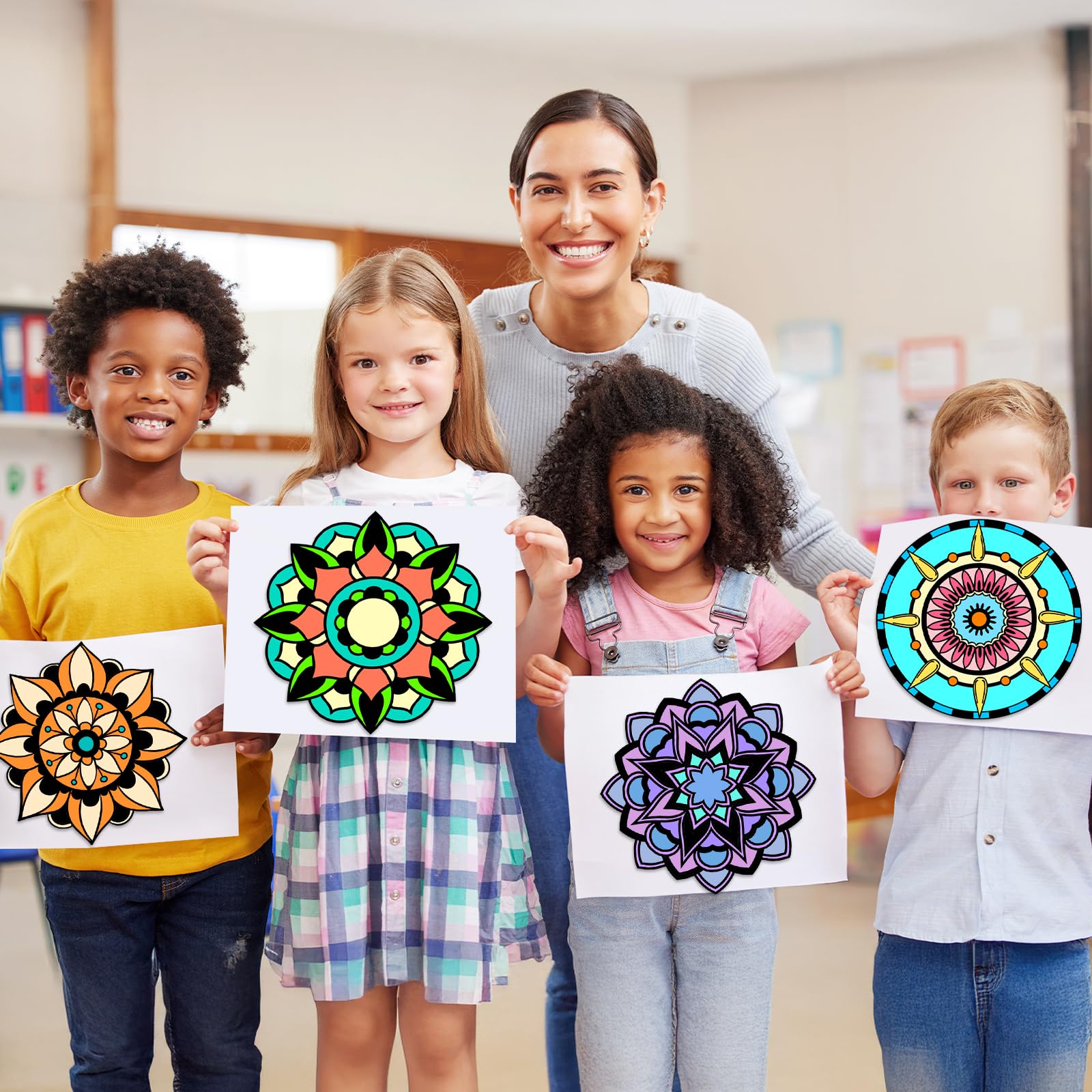 EggSun velvet coloring posters with spring designs for portable creativity