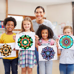 EggSun velvet coloring posters with spring designs for portable creativity