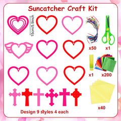 EggSun religious heart suncatchers kit adds warm stained-glass charm to classrooms