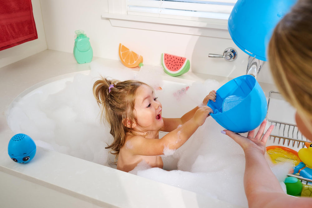 Eggy Wawa supports daily bath routines with friendly guidance.