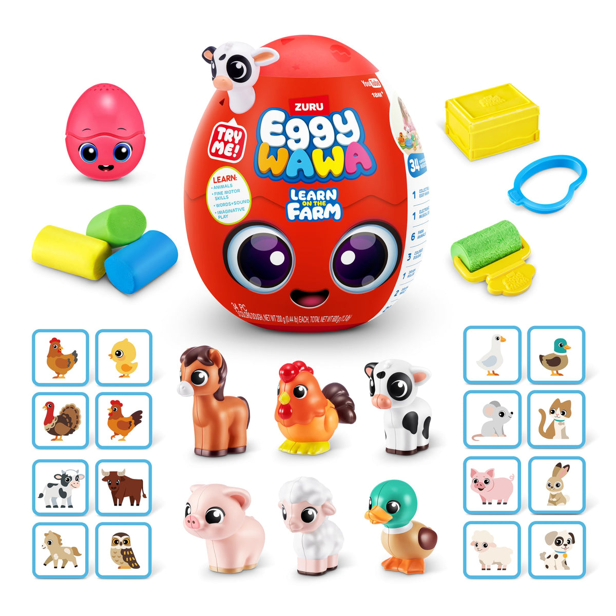 Eggy Wawa Farm Time egg crack reveals farm animals and sparks discovery