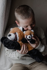 EH Exceptional Home red panda plush duo for kids and collectors.