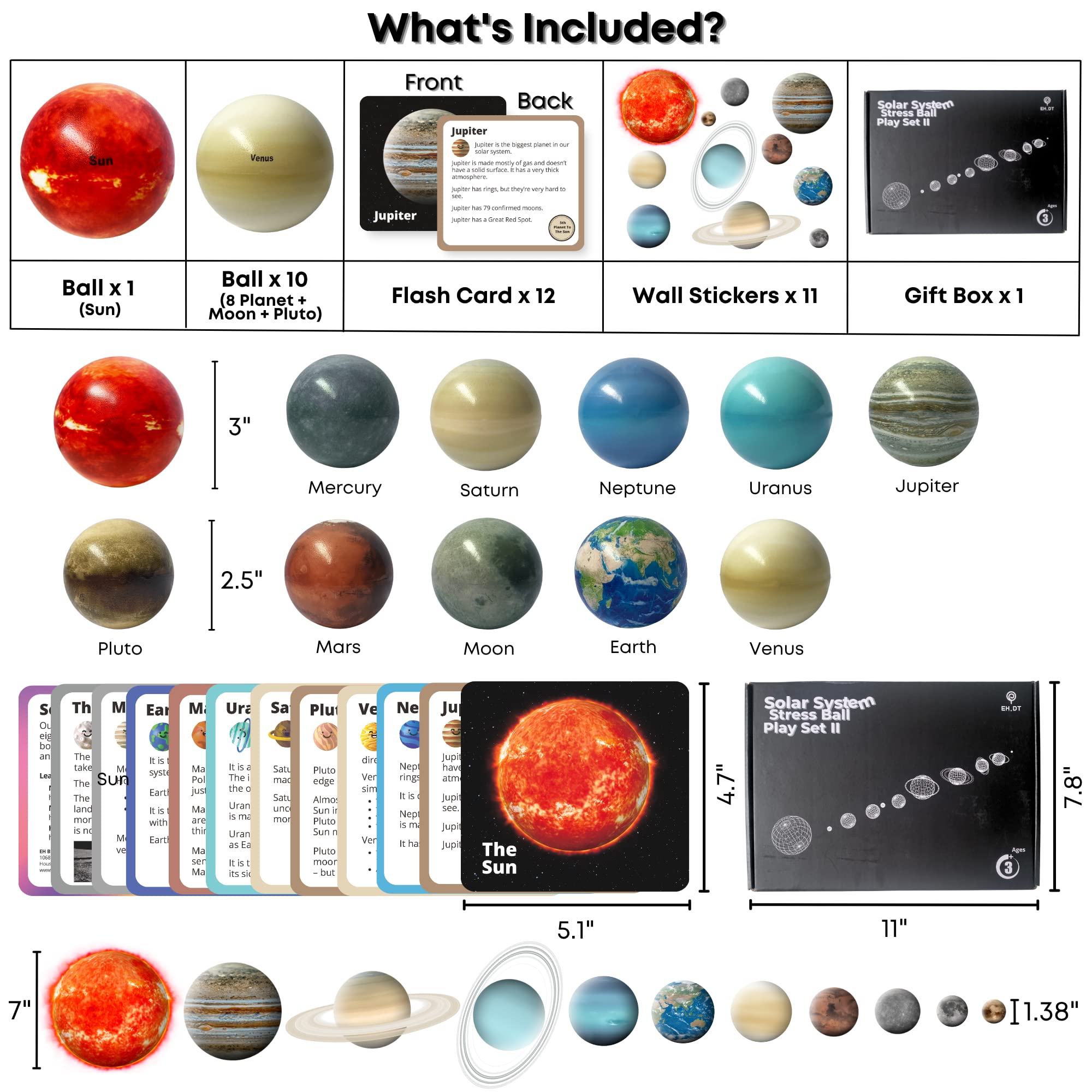EH.DT Space Balls Jupiter ball sparks curiosity about gas giants.