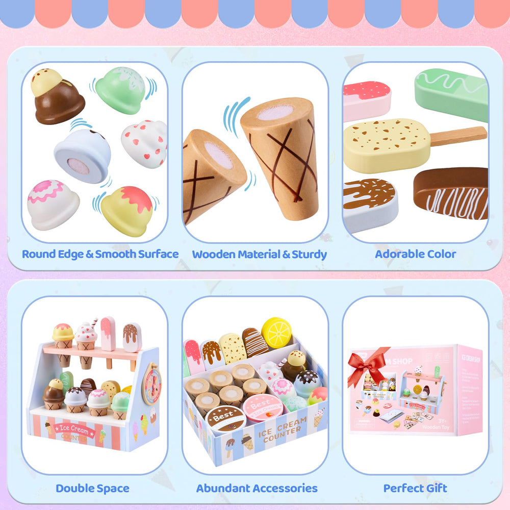 Ehome menu card helps with counting and pricing during pretend shopping.
