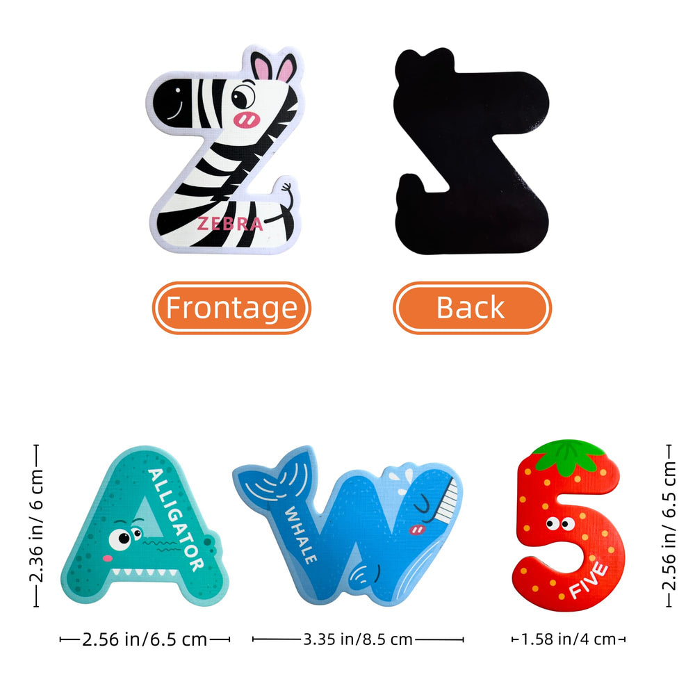 Young learner places EHR magnets on a fridge to form simple words