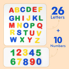 EHR silicone number magnets on fridge support early number recognition through interactive play.