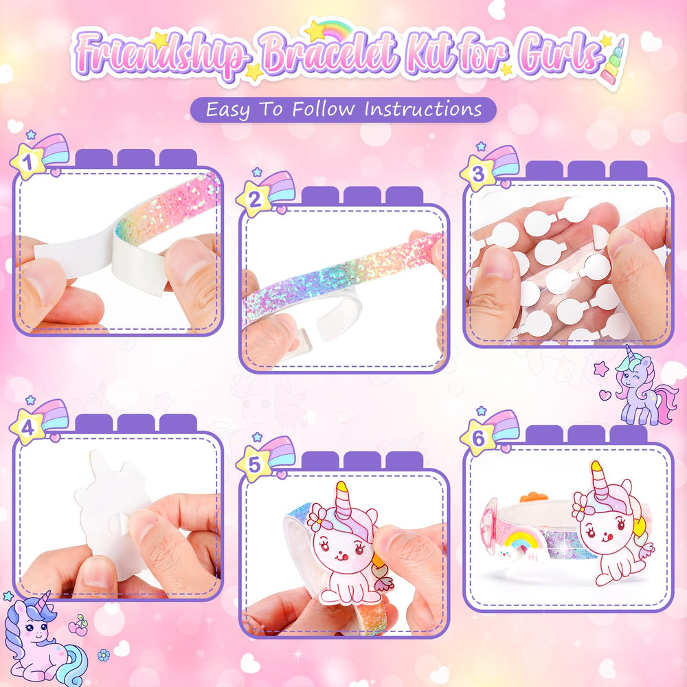 Young creators crafting with Eichhoo friendship bracelet kit